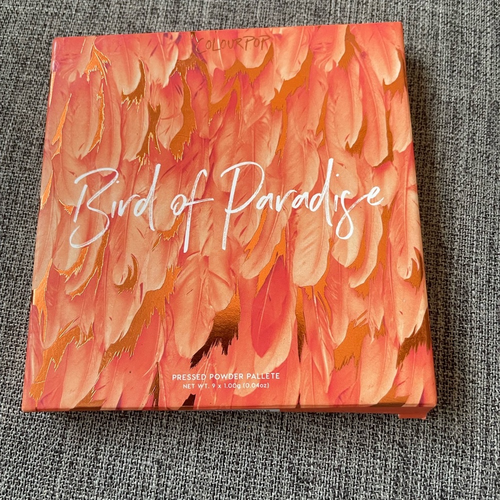 Colourpop Birds of Paradise Pressed powder Eyeshadow Palette 9 Shades New in Box